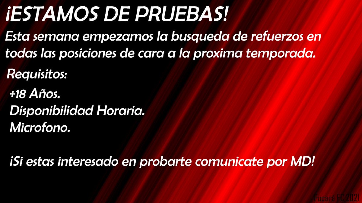 PucaraFC's tweet photo. Agradecemos RT! https://t.co/xYOwq9oqC2