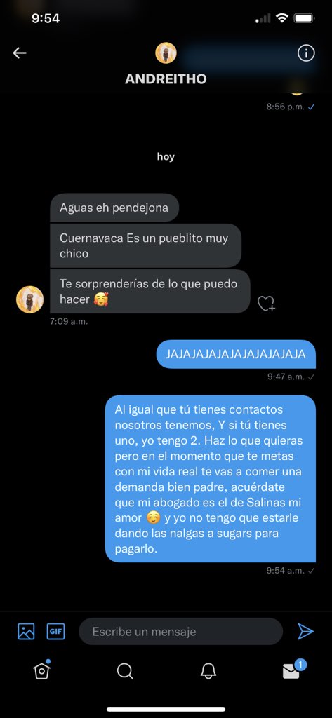 HAGO RESPONSABLE A ANDRÉI HERNÁNDEZ GÓMEZ DE CUALQUIER COSA QUE ME PUEDA SUCEDER EN MI VIDA REAL.