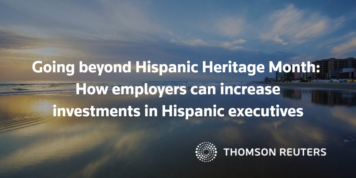 TRIExecutives's tweet photo. Employers in both the #Legal and #Tax & #Accounting industries need to make stronger investments in recruiting and retaining top-quality #HispanicProfessionals. https://t.co/e3iHbwlAO9
@CEOLeadr @wjjosten @nadyabritton @TRTaxAcctFirms #LawTwitter #HHM #TRInstitute https://t.co/F9unZpRLIP