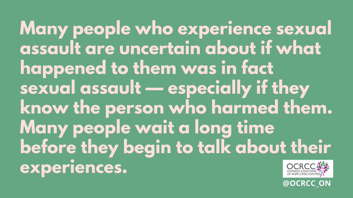 OCRCC_ON's tweet photo. Something happened to me a long time ago. Can I still get help?
Yes. You can still get help, even if it happened a long time ago. Learn more at https://t.co/zCxDBuQKPB

#community #OCRCC #SupportSurvivors #SurvivorsFirst #GBV  #TraumaInformed https://t.co/KMUMn3GC1u
