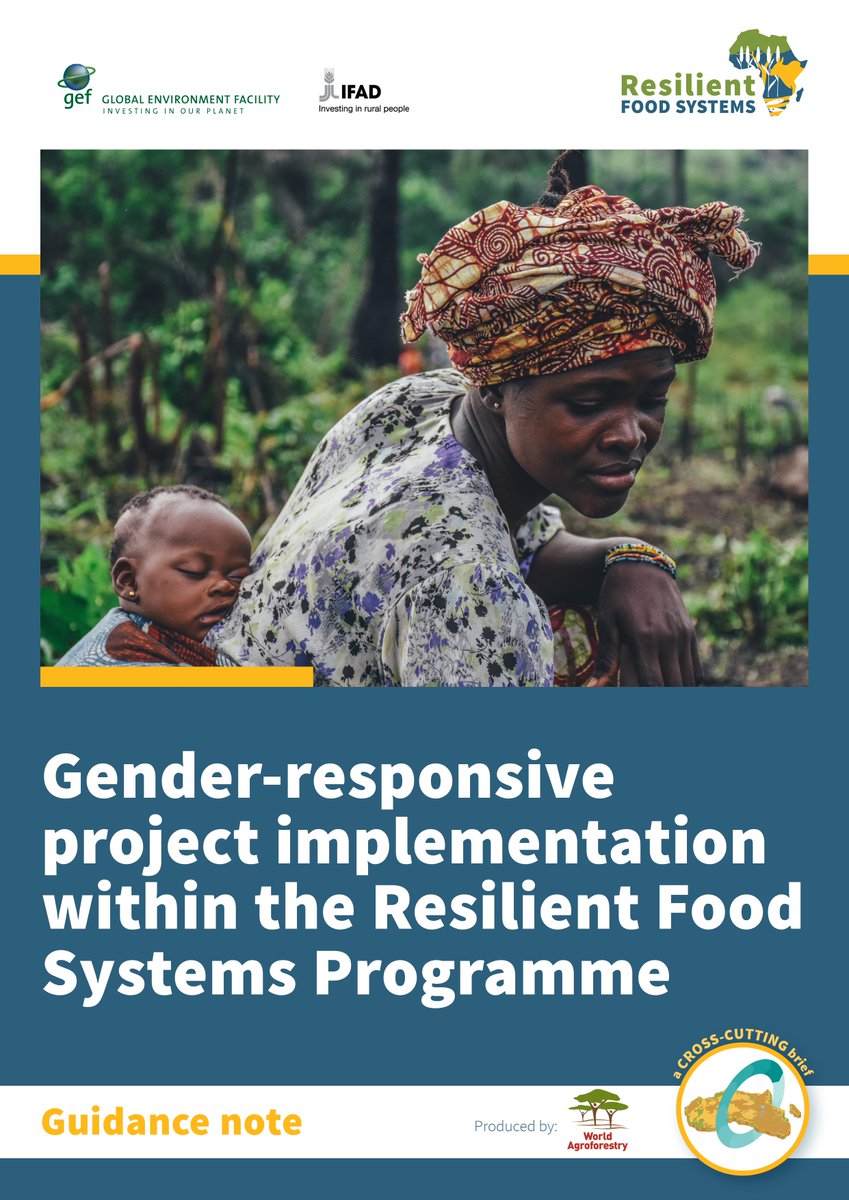 We are still atwitter with the exciting #gender insights we gained last week! To learn more about how we can, will and do strive towards gender-responsiveness in #ResilientFoodSystems, check out the following Guidance Note prepared for just this purpose!
…owledgecentre.resilientfoodsystems.co/assets/resourc…