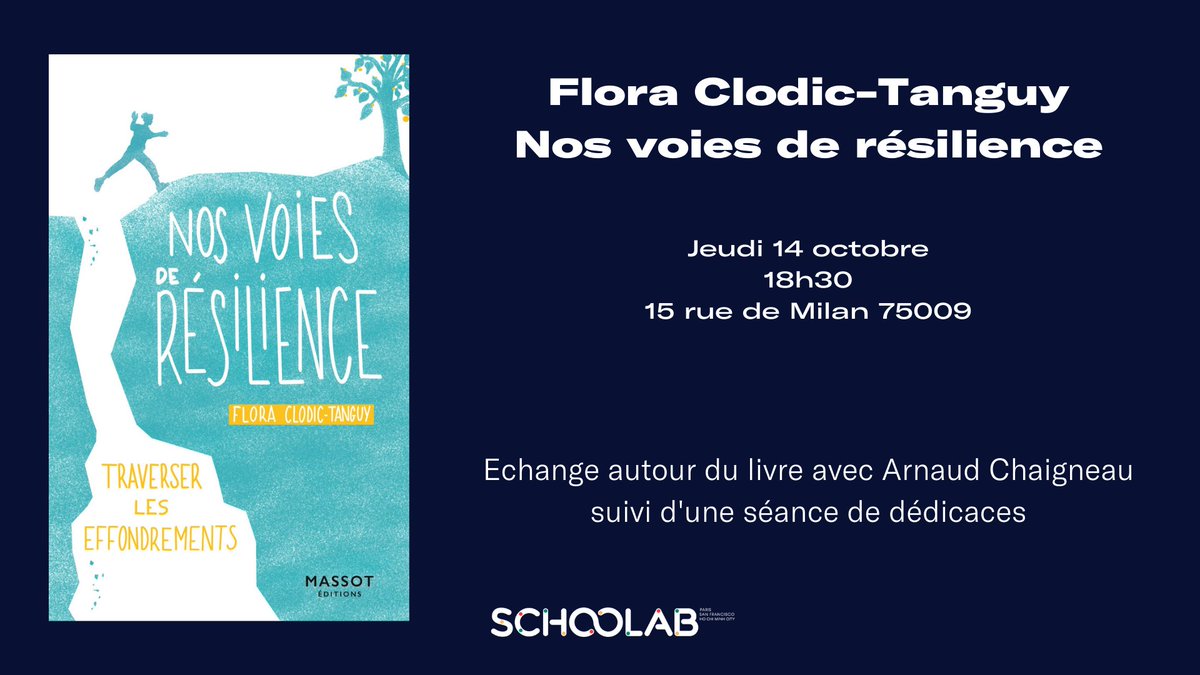 📣 Plus que quelques jours pour vous inscrire à la séance d'échange de <a href="/FloraClodic/">Flora Clodic-Tanguy ✍</a>  avec <a href="/achaigneau/">Arnaud Chaigneau 🦥</a> au <a href="/TheSchoolab/">TheSchoolab</a>.
Le lien est juste ici 👇

bit.ly/3a8TEJc