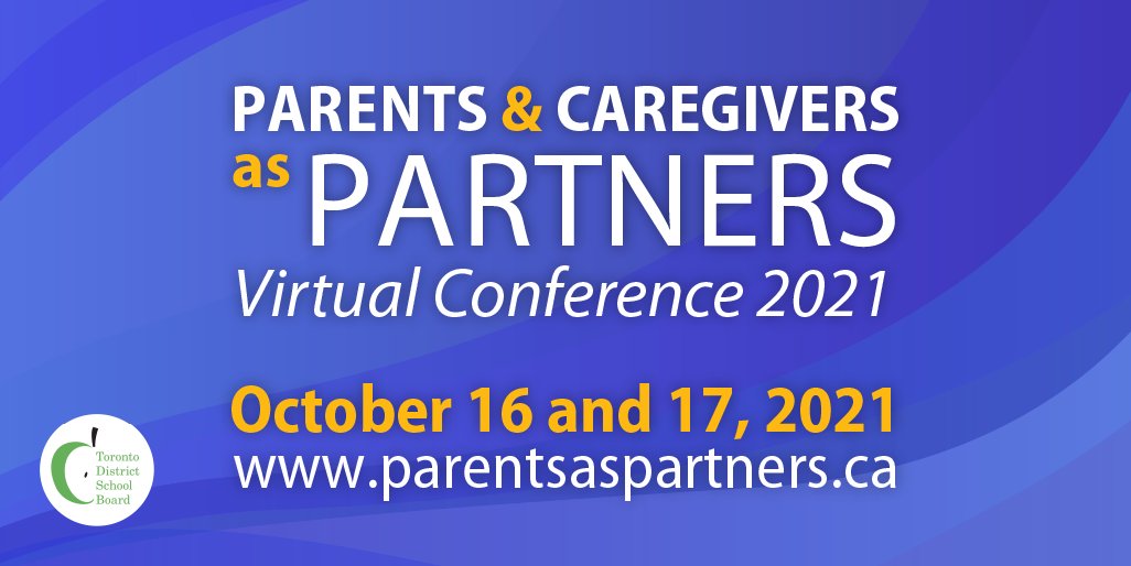Registration is now open for the Parents and Caregivers as Partners Conference! Join us on October 16 & 17 to learn strategies to support your child, connect with experts and other parents, and hear from our inspiring keynotes. ↪️ parentsaspartners.ca