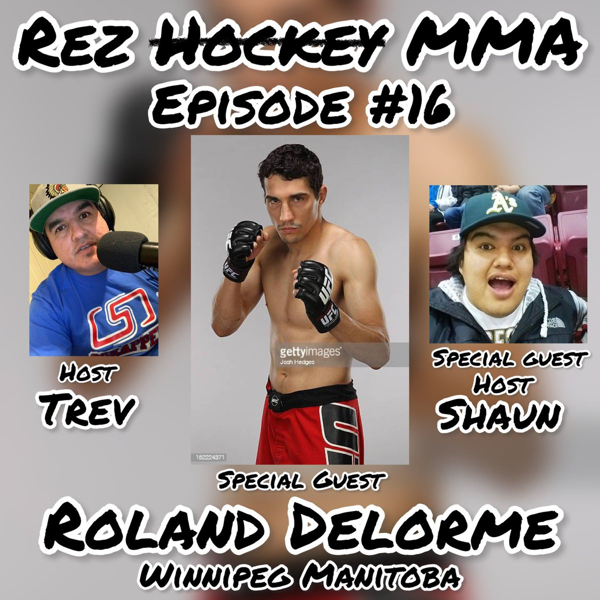 rez_hockey's tweet photo. Episode 16 is out! We talk with former UFC fighter Roland Delorme of Winnipeg Manitoba #rezhockey #INDIGENOUS #FirstNations #métis #Inuit #ufc #mma #hockeyshow #podcast https://t.co/lZmS7Bv8Fk