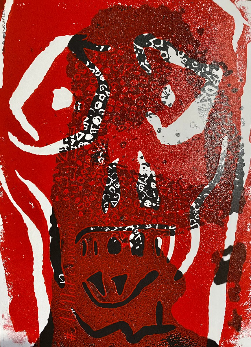 swimdeep's tweet photo. I found a box of 5x7" prints I made years ago, printing on them. #Accept #PrintBlock #Tattoo #Symbols #Road #VeryFast #SOA #MayansMC https://t.co/Shvm78qNdR