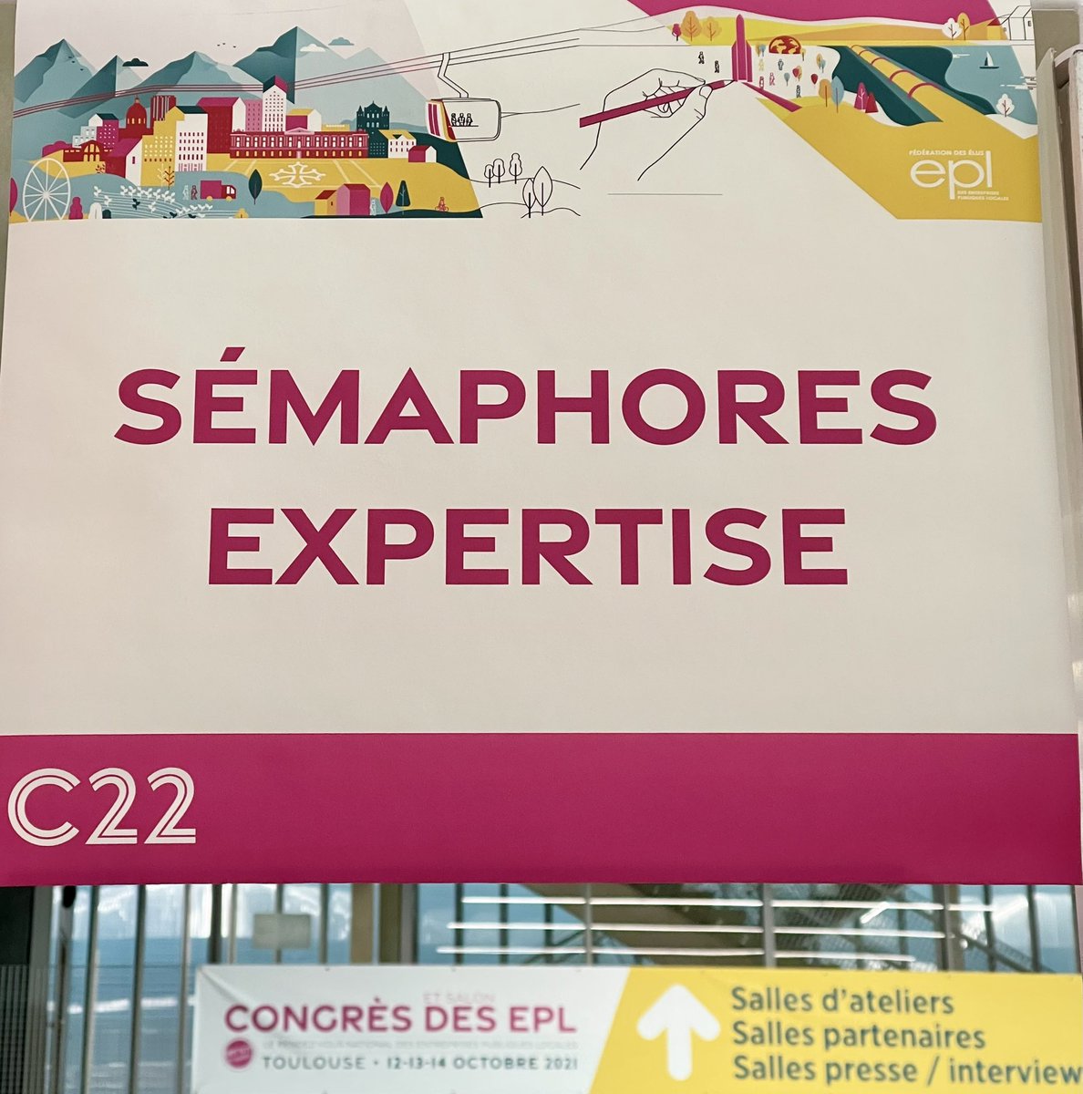 jm_sassier's tweet photo. @Semaphores_ présent au @SalonEpl !
Retrouvez nos équipes à Toulouse dès demain sur le stand C22.
#congresepl #fedepl #CollTerr #expertise @GroupeAlpha https://t.co/FVkB9M58CK