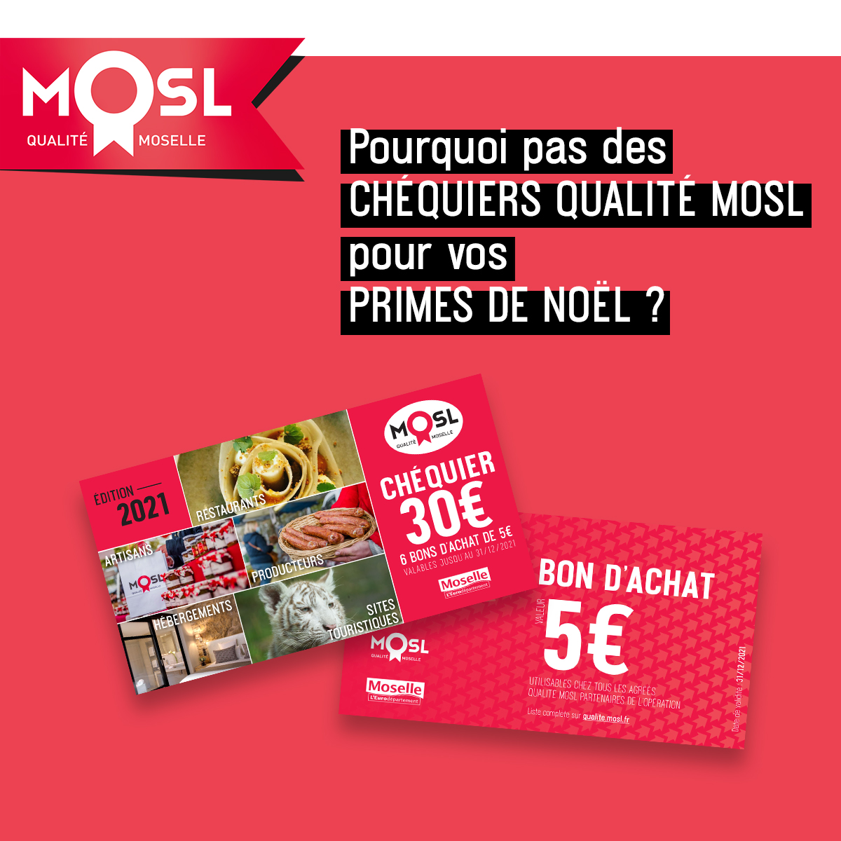 #ChéquiersQualitéMOSL Et si votre entreprise optait pour une prime de Noël 100% locale ?
Un🎁coup de pouce à l'économie locale et aux circuits courts et facile à mettre en place !
➡️ bit.ly/3oUB005
Et sinon, vous pouvez toujours en glisser un mot à votre patron 😉
#MOSL