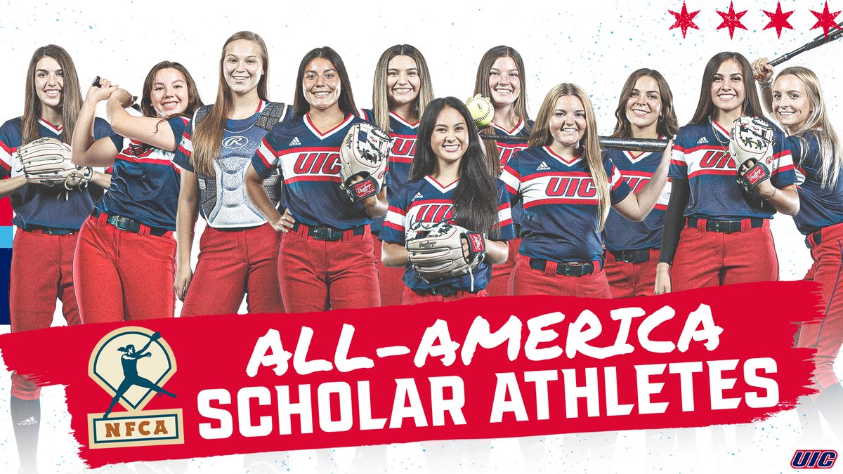 UIC_Softball's tweet photo. Putting the student in student-athlete.

Proud of our ELEVEN (1️⃣1️⃣‼️) Flames who were named NFCA All-America Scholar Athletes this past season!

#FireUpFlames https://t.co/e4rZXoit9y