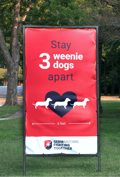 counterpartCD's tweet photo. We were honored to be recognized at the @germantowntenn Board of Mayor and Aldermen meeting last night for our Germantown Fighting Together campaign. Fun, important work for awesome clients, AND we get to use weenie dogs in the work?? #winning https://t.co/FXJ6fZXHmU