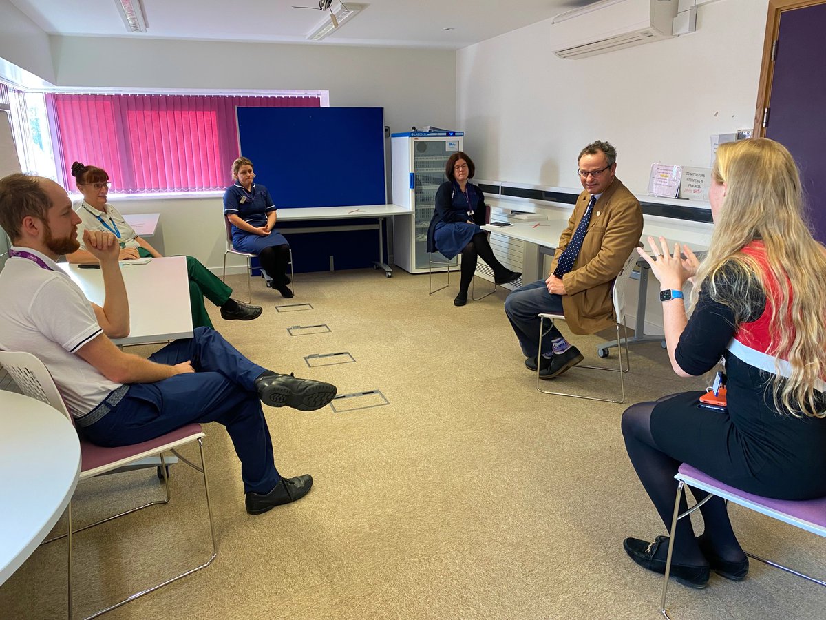 EastCoastCH's tweet photo. As we celebrate our 10th anniversary, it was great to welcome Waveney MP @peter_aldous to Beccles Hospital yesterday to meet staff and tour the facilities. #10YearsofECCH https://t.co/jC0ohv54Fe