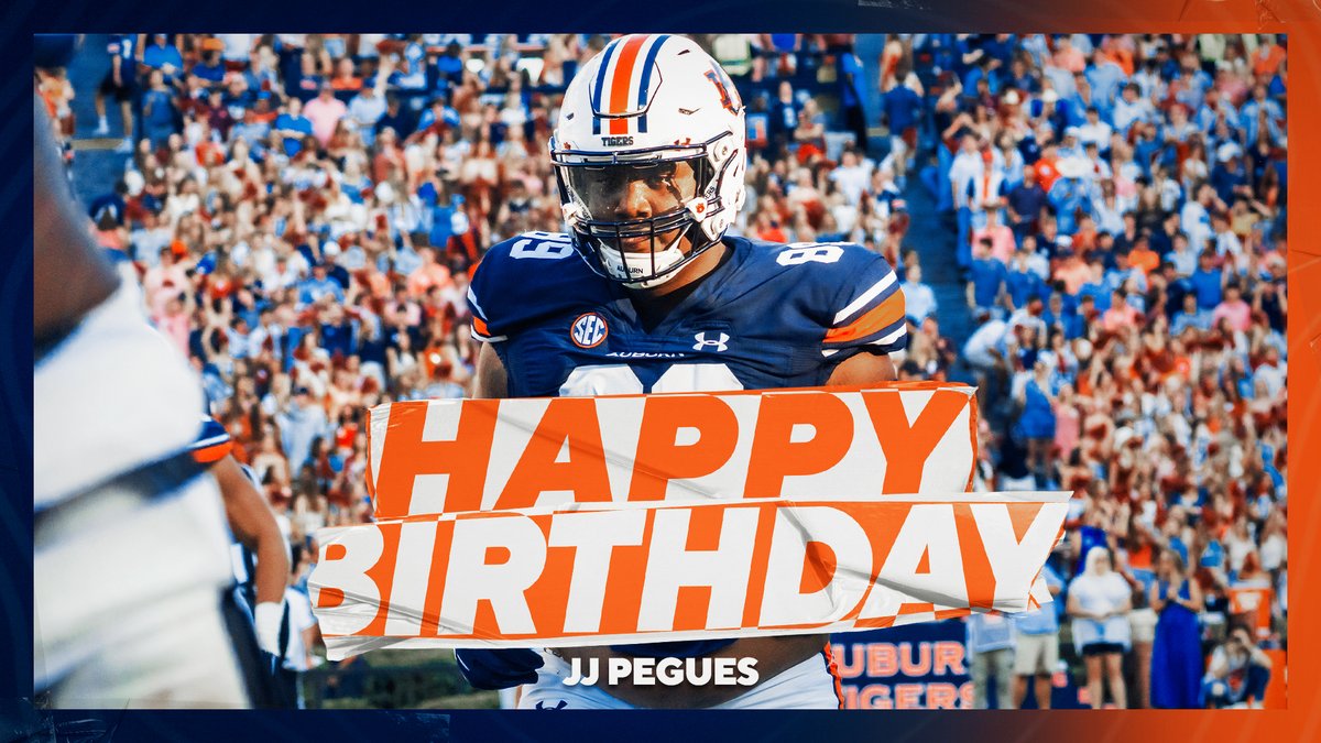 Help us wish a happy birthday to JJ Pegues  (<a href="/JeremiahPegues4/">JJ Pegues</a>)! 🎉

#WarEagle | #AuburnMade
