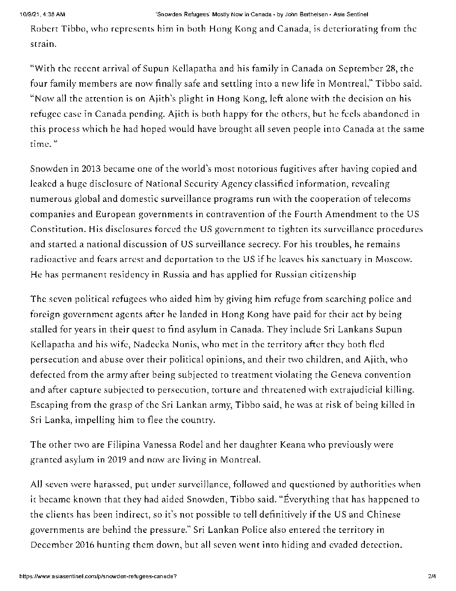 HelpAjith's tweet photo. Ajith “... fears he will disappear or be killed by the Hong Kong police. His mental state has deteriorated significantly" - #RobertTibbo 

Thanks to John Berthesen Asia Sentinel for use of the article.

Protect him by donating at https://t.co/UXS4reBiC3

https://t.co/XKf2xULqYE https://t.co/Yk8MZnZ1Yx