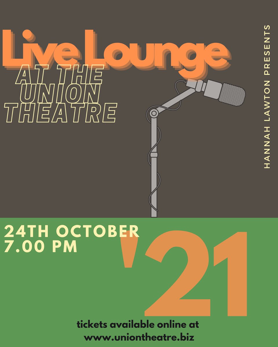 HannahRose194's tweet photo. Tickets are now out for my latest producing venture ‘Live Lounge at The Union’ featuring pop, jazz, rock and more sang by some pretty incredible talent. @TheUnionTheatre 

BOOK TICKETS NOW 

https://t.co/Hpwb8xEkPs https://t.co/PRISvBUBlt
