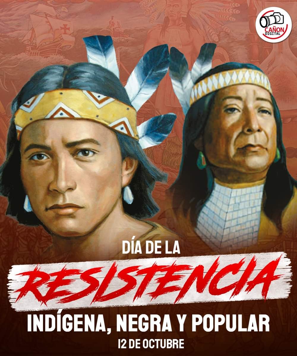 CarlosBlassUV's tweet photo. #OctubreVictorioso #UnidadParaLaProsperidad #TodosJuntosVamosAdelante 
#12Octubre Día de la Resistencia Indígena, Negra y Popular
Esta es una actividad relevante, con la cual se conmemora la lucha de los Pueblos Originarios y la Rica Herencia Cultural.
A 529 años la lucha sigue. https://t.co/hNfuAaS1Rd
