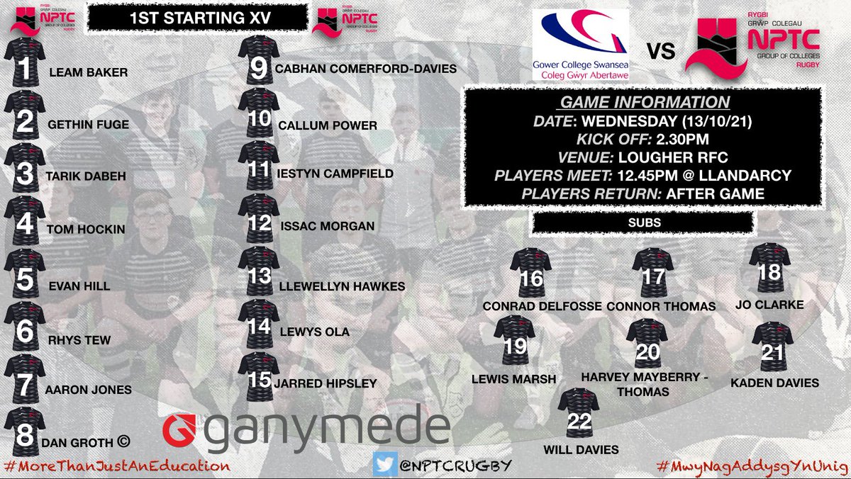 NPTCRugby's tweet photo. 📣 🅂🅀🅄🄰🄳 ANNOUNCEMENT 📣

Please see below the 1st and 2nd teams to play @GCSRugbyAcademy tomorrow afternoon👇🙌

📍 Lougher RFC
⏰ 2.30pm KO

#MoreThanJustAnEducation
#MwyNagAddysgYnUnig https://t.co/jcrmIC4daM