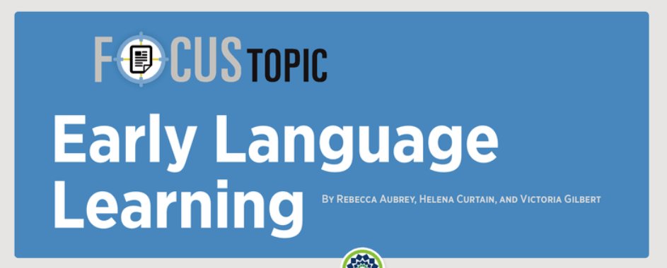 "Effective early language programs... meet the needs of all learners."
In the latest issue of TLE, <a href="/MaestraAubreyCT/">Rebecca Aubrey</a>, <a href="/helenacurtain/">Helena Curtain</a>, and <a href="/vgilbertTEACH/">victoria gilbert</a> share the hallmarks of effective #earlylang programs. #TuesdayTLE
Read it at: bit.ly/2QNKo3w