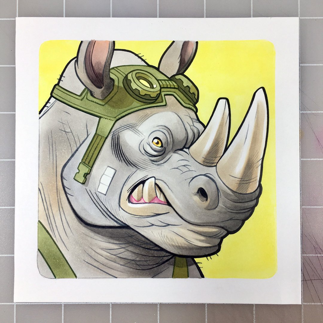 DMACalvert's tweet photo. October Art Challenge Day 12: Rocksteady

From the #tmntober list by @sketchbrooks 

#tmnt #rocksteady https://t.co/cX0u3GG4zn