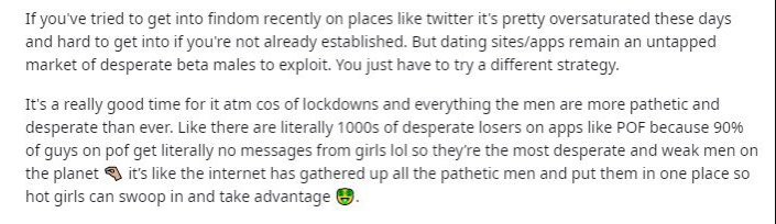 FactuallyAutis1's tweet image. Fed up with all the time wasters on #findomuk #findom Twitter? Try using apps like POF to convert new beta virgins into paying slaves. Here’s how: