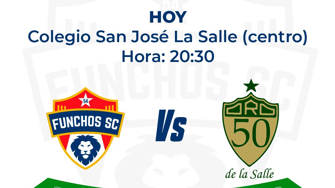 Llegó el día de nuestro debut 2021 en la Liga @lealgye en la disciplina #Fut6, nos enfrentamos a @oro50lasalle a partir de las 20:30
#YoSoyFunchos