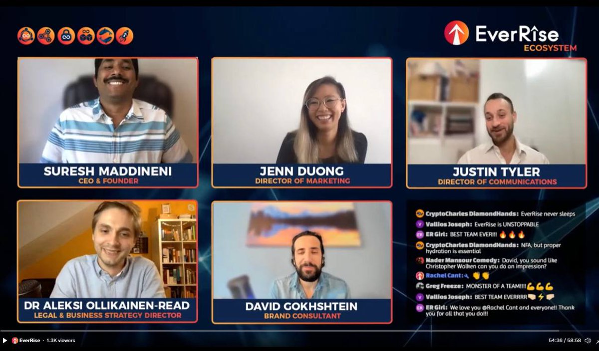 Darren4384's tweet photo. @davidgokhshtein We are having fun in our Telegram as always, if you wanna pop in 🥳
@EverRise #EverRise #EverFamily https://t.co/OHVlbSU5IH