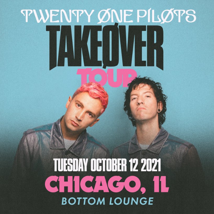 You know what today is. #takeovertour 

<a href="/twentyonepilots/">twenty one pilots</a> | Doors open at 7:00 PM