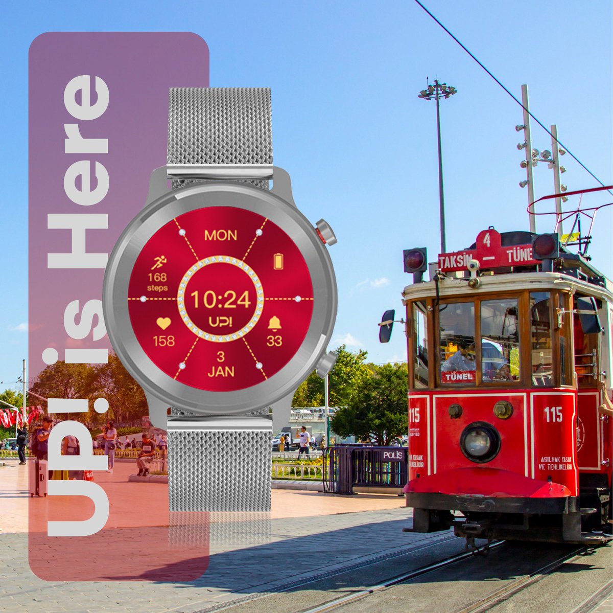 UP! is Here!
İstanbul / İstiklal Caddesi

#up #upwatch #upsmart #upsmartslim #smartwatch