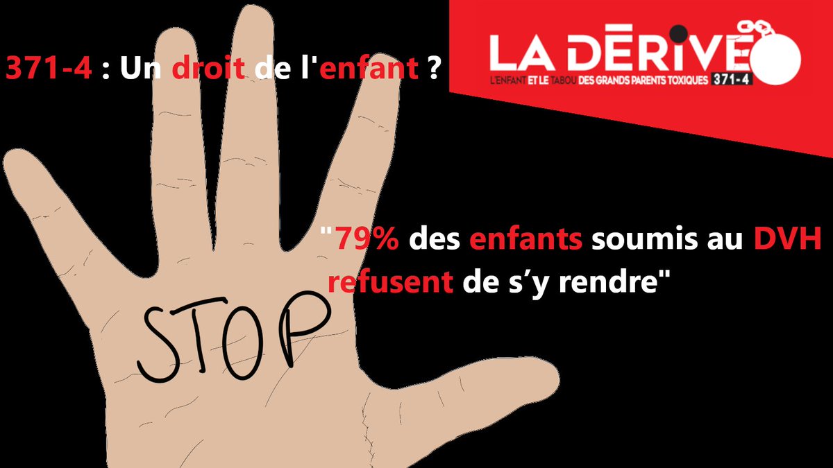 371_la's tweet photo. L'article 371-4 est rédigé ainsi : "L'enfant a le droit d'entretenir des relations personnelles avec ses ascendants."
Mais est-ce réellement un droit des enfants ?
cc @proteger_enfant 
#DroitsDesEnfants #ViolencesEducatives #ViolencesFamiliales https://t.co/6ROmxViiyj