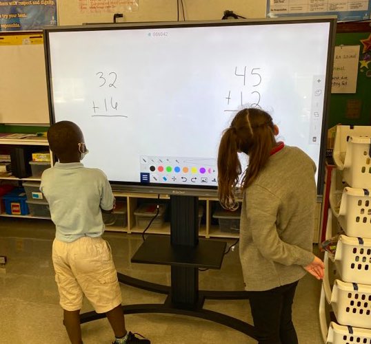 Excited #zone2crew students and teachers <a href="/SempleStars/">Semple Elementary</a> with their new <a href="/GetClearTouch/">Clear Touch</a> Interactive Panels!! 🎉#JCPSDigIn #JCPSDigitalTransformation