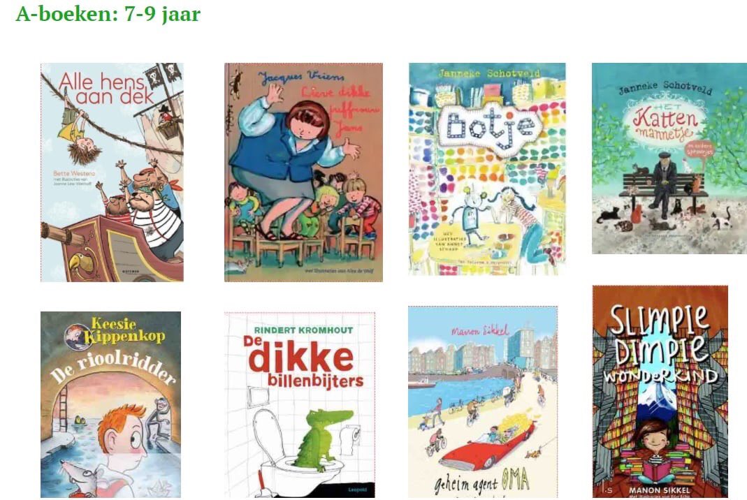 Tip! <a href="/ManonSikkel/">Manonsikkel</a> heeft aan leerkrachten, bibliothecarissen, boekverkopers en andere voorlezers gevraagd wat zij de mooiste boeken vinden om voor te lezen. Hier zijn lijsten uitgekomen voor verschillende leeftijden. De moeite waard om eens naar te kijken!

manonsikkel.nl/kinderboekenam…