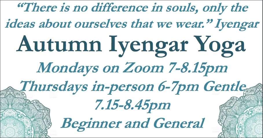 Drop-in #Iyengar #Yoga places available in classes for beginners in Prestwich. Six places at 6pm and only 3 at 7.15pm. Book via creative-calm.com ♥️♥️♥️
<a href="/PwichVillage/">Prestwich Village</a> <a href="/LoveWhitefield/">Love Whitefield</a> #VocalForLocal <a href="/PrestwichOnline/">Prestwich Online</a> <a href="/LIPrestwich/">Local in Prestwich</a> <a href="/loveprestwich/">Love Prestwich</a>