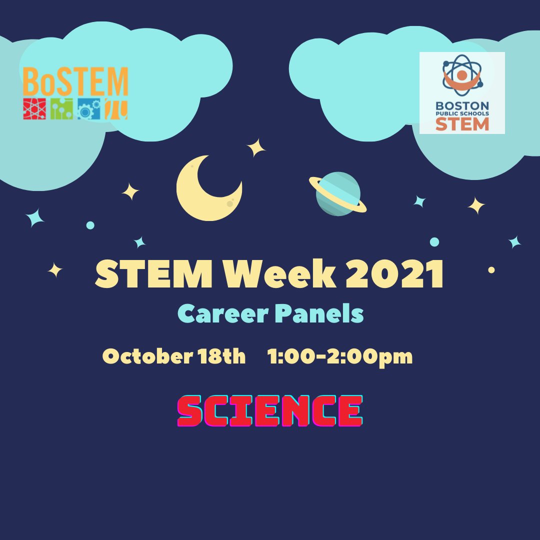 Our very own Tsungai Jackson, BPS alum, is moderating a panel on science careers for #MassSTEMweek next week! Register to join a conversation with folx from @MilliporeSigma #Ultragenyx @TissueInc @OUTbioBoston #ThriveDetect
eventbrite.com/e/stem-week-ca…
#BoSTEM #LSCImpact