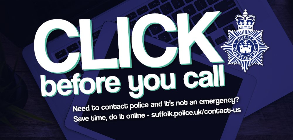 SuffolkPolice's tweet photo. Superintendent Kerry Cutler said: “I was in the CCR today, when a call came in on the emergency 999 number. The caller asked us for the non-emergency number – 101.
"These types of calls are stopping people who really need to speak to police getting through." #ClickBeforeYouCall https://t.co/fvM577gdMl