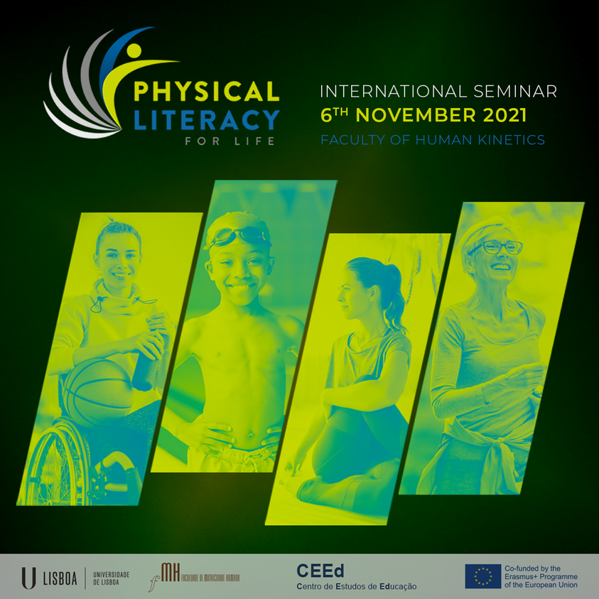 spef_tweet's tweet photo. No dia 6 de novembro, entre as 10h00 e as 14h00, o Centro de Estudos em Educação (FMH-UL) organizará um seminário internacional sob o título: Physical Literacy for life. Participe! 

Inscrição:  https://t.co/cmcz4bhqiJ https://t.co/mBuqFtdmFJ