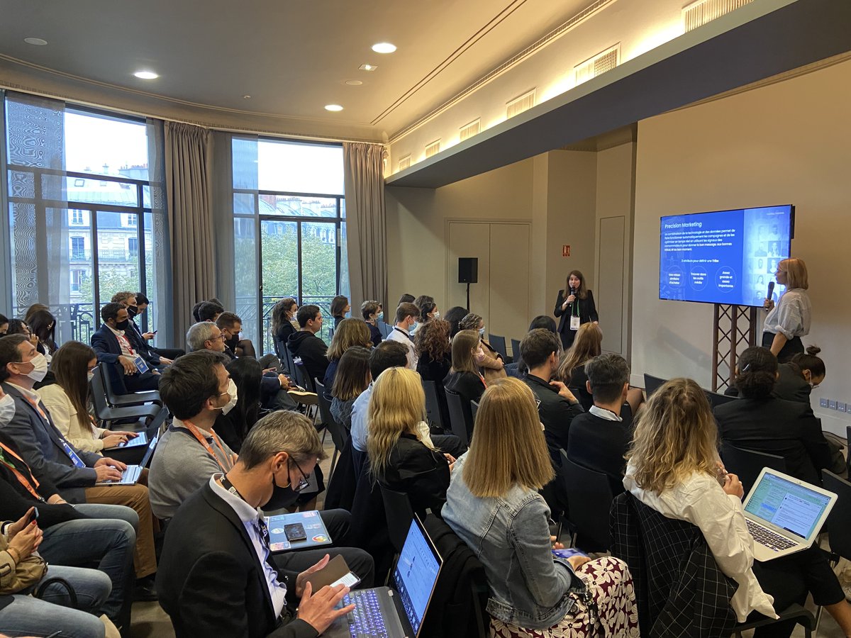 HUBInstitute's tweet photo. #HUBFORUM #MASTERCLASS @DanoneFR (@Annebomo) &amp; @seedtag vous présentent : 
➡️La donnée contextuelle comme alternative aux cookies pour adresser au mieux les prospects des marques
➡️Comment @seedtag garantit la performance de ses campagnes dans un monde cookieless https://t.co/kLM0KM2Iwn