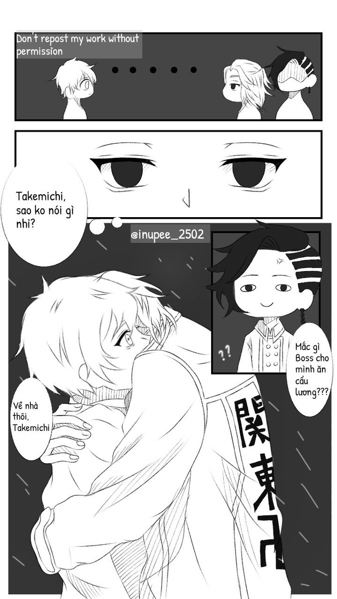 inupee_2502's tweet photo. 225章の後、マイキーが来て、タケミチを連れ去りたいと思っています...  #TokyoRevengersfanart #doujinshi #mikeyxtakemichi #alltake #Mikey #takemichi https://t.co/cUxEazOfbZ