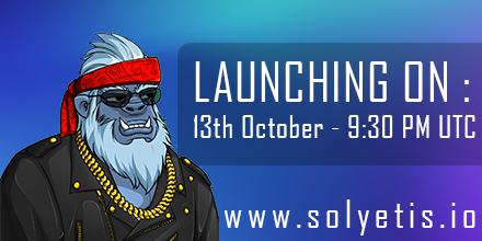 🚨 IMPORTANT 🚨
In order to do what's best for the community:
1️⃣ Launch is rescheduled to 13th October at 9:30PM UTC!
2️⃣ We'll be live on <a href="/SolanartNFT/">Solanart - Instant Loans Now Live</a> right after our launch!
3️⃣ FREE mint for the first 100 minters!
✅ Holders will receive their Baby Yetis airdrop next week!
