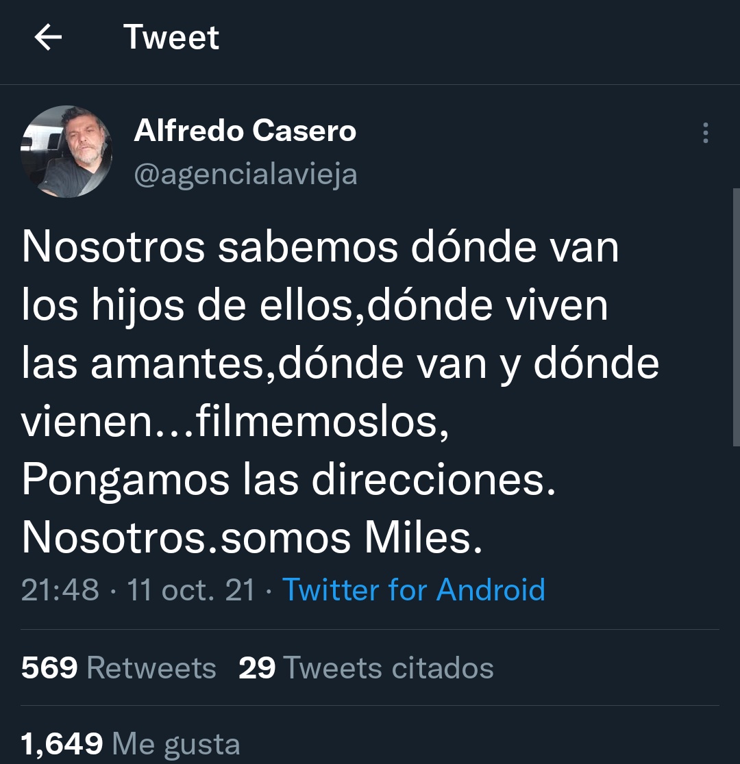 anto nito π peroncho de cuna (@antonioelcorta1) on Twitter photo πeste gordo flanero de <a href="/agencialavieja/">Alfredo Casero</a> dijo que se iba del pais, como todo macrista corrupto no cumplio su palabra, #tomatelasFlanCasero y la concha de ru reputa vieja deja de amenazar bolsa de pus πeste gordo flanero de <a href="/agencialavieja/">Alfredo Casero</a> dijo que se iba del pais, como todo macrista corrupto no cumplio su palabra, #tomatelasFlanCasero y la concha de ru reputa vieja deja de amenazar bolsa de pus