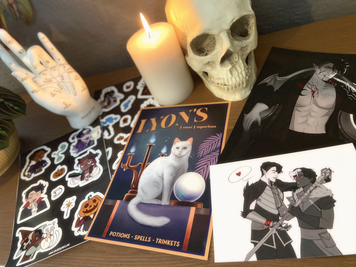 LunarisGames_'s tweet photo. 🎃GIVEAWAY!🎃

This Halloween prize pack includes three prints, two sticker sheets, and a download code for When The Night Comes: The ReVamp. Retweet and follow us to win 👻 🦇🩸 https://t.co/NsHeielwvQ