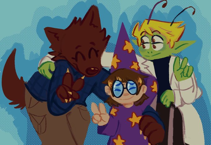 IT'S #PortfolioDay  !!
I'm Arin, I'm a storyboard artist and character designer, and in my spare time I work on silly comics! 

I like telling stories about love, family, and comedy, and everything in between! 

You can see my storyboarding portfolio here!
https://t.co/hkxE5nRZez 