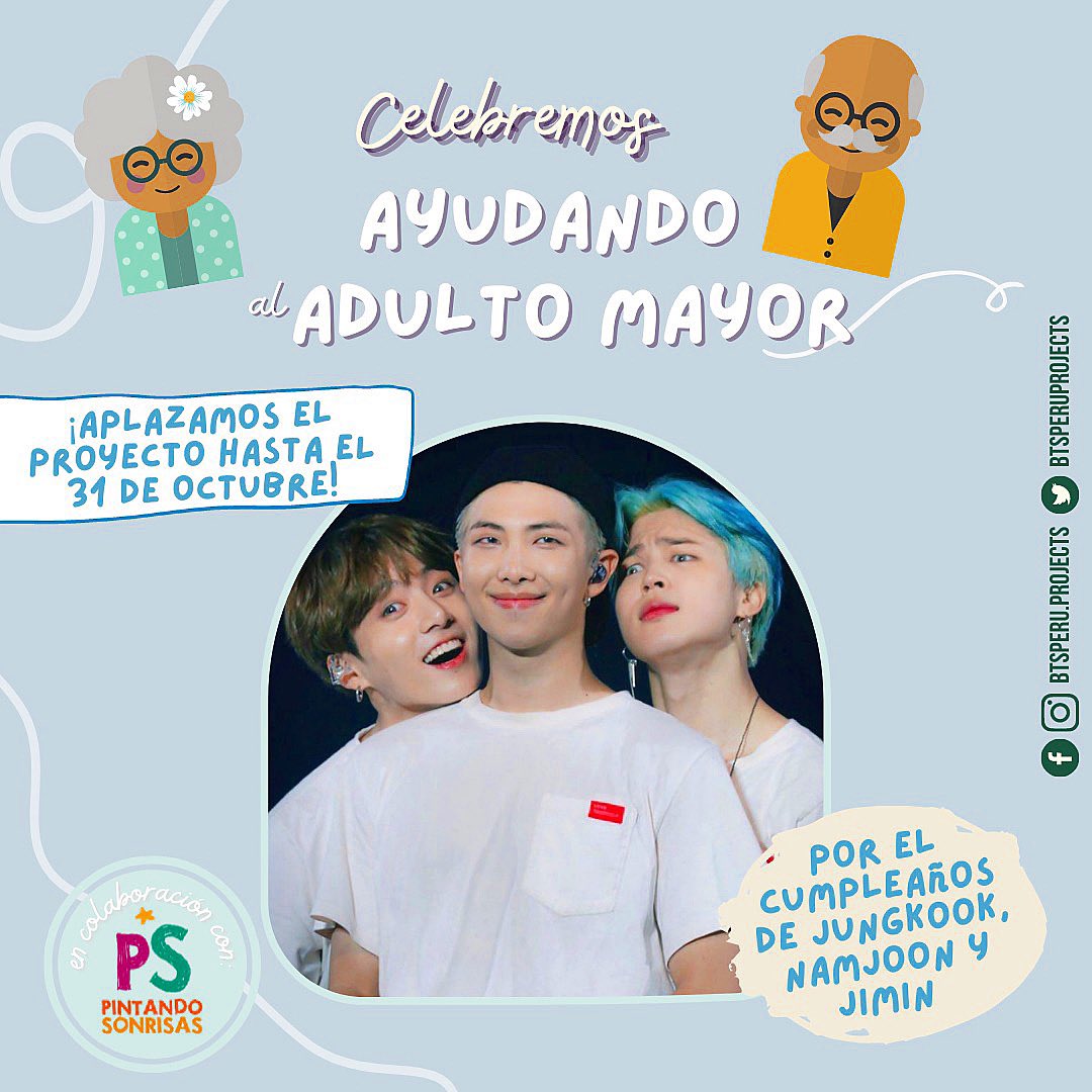 #ARMY no logramos alcanzar la meta por eso estamos ampliando la fecha hasta fin de mes!!
Tu apoyo compartiendo y donando a esta hermosa causa.
Los adultos mayores también nos necesitan.
Recuerden que todo suma, ayúdanos a seguir ayudando!