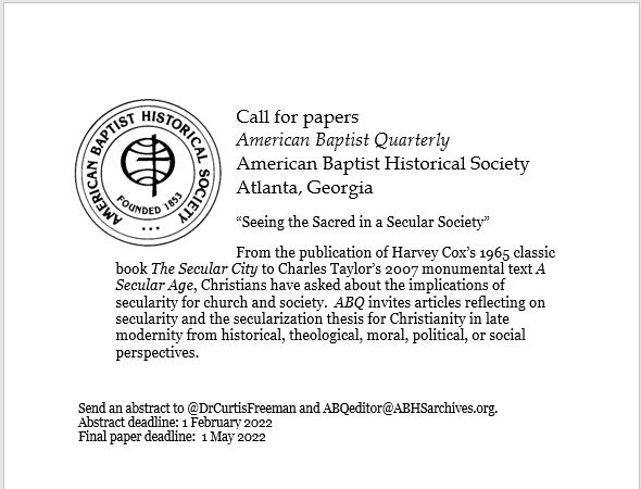 American Baptist Historical Society tweet media