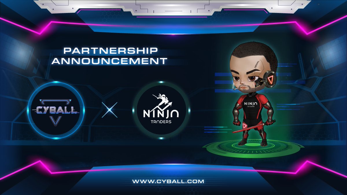 Game On Cyborg (@gameoncyborg) on Twitter photo 🎉 CyBall 🤝 Ninja Traders 🎉
CyBall is honoured to announce a Strategic Partnership with <a href="/ninjatraderstr/">Ninja</a>
We look forward to our alliance with Ninja traders to enter a new era of Play-to-Earn gaming
<a href="/CryptoKemal/">Crypto Kemal 🥷</a> <a href="/locksmithcrypto/">Emre Torlak</a>
Learn more : cyballofficial.medium.com/cyball-partner…
1/2 🎉 CyBall 🤝 Ninja Traders 🎉
CyBall is honoured to announce a Strategic Partnership with <a href="/ninjatraderstr/">Ninja</a>
We look forward to our alliance with Ninja traders to enter a new era of Play-to-Earn gaming
<a href="/CryptoKemal/">Crypto Kemal 🥷</a> <a href="/locksmithcrypto/">Emre Torlak</a>
Learn more : cyballofficial.medium.com/cyball-partner…
1/2