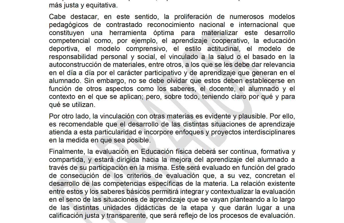 Leyendo el borrador de RD para EF, me encuentro con estos tres párrafos de gran significatividad. Ha costado décadas plasmarlo.  Aprovechémoslo! Además, aparecen nuevos elementos normativos que harán tambalear prácticas analíticas y descontextualizadas.