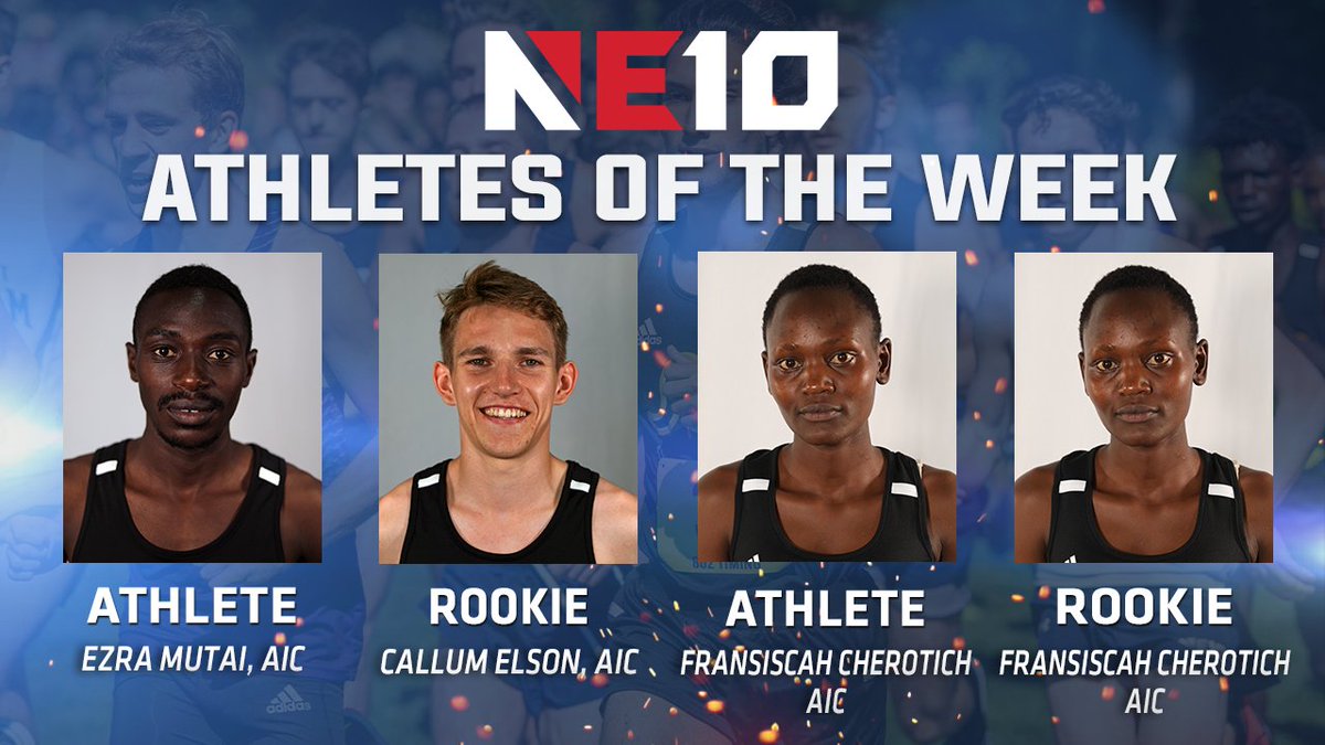 𝐂𝐑𝐎𝐒𝐒 𝐂𝐎𝐔𝐍𝐓𝐑𝐘 𝐑𝐄𝐏𝐎𝐑𝐓 - 𝐖𝐄𝐄𝐊 𝟓

It's a clean sweep by @AICtrack as 3⃣Yellow Jackets claimed all 4⃣ awards this week!

🔗:bit.ly/3DwuIYM

#NE10EMBRACE #NCAAD2