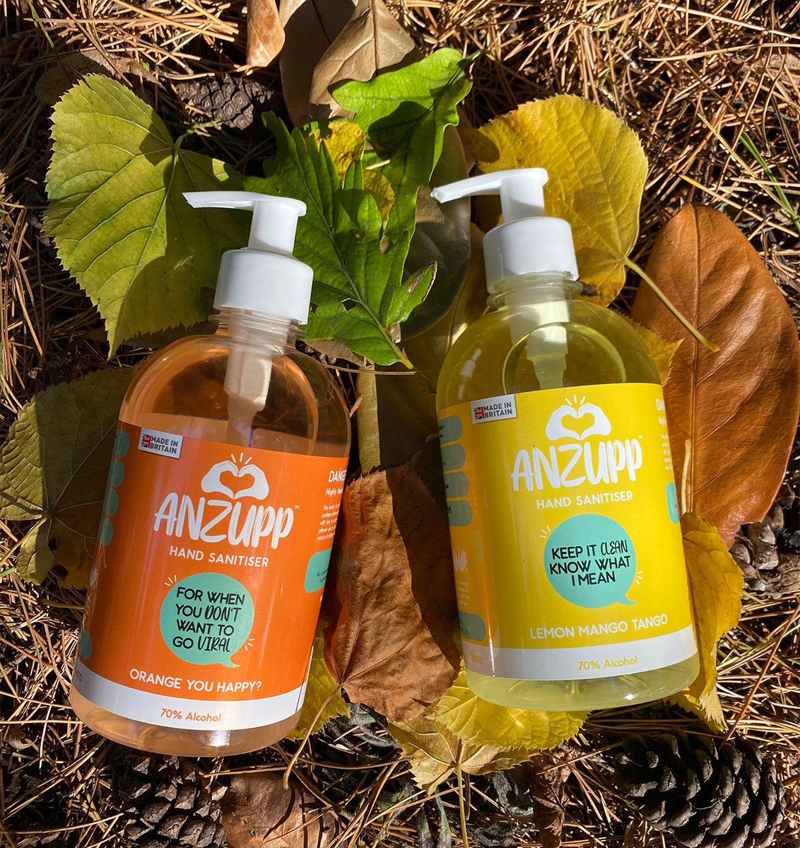 It's Autumn 🍂! While the leaves have dropped and so has the temperature outside, our range of hand sanitiser sticks around, in colours almost as pretty as the ones Autumn brings 🧡💛💚.

Get yours through the link in our bio.
#autumn #sanitiser #seasonschange #colddaysin #fall