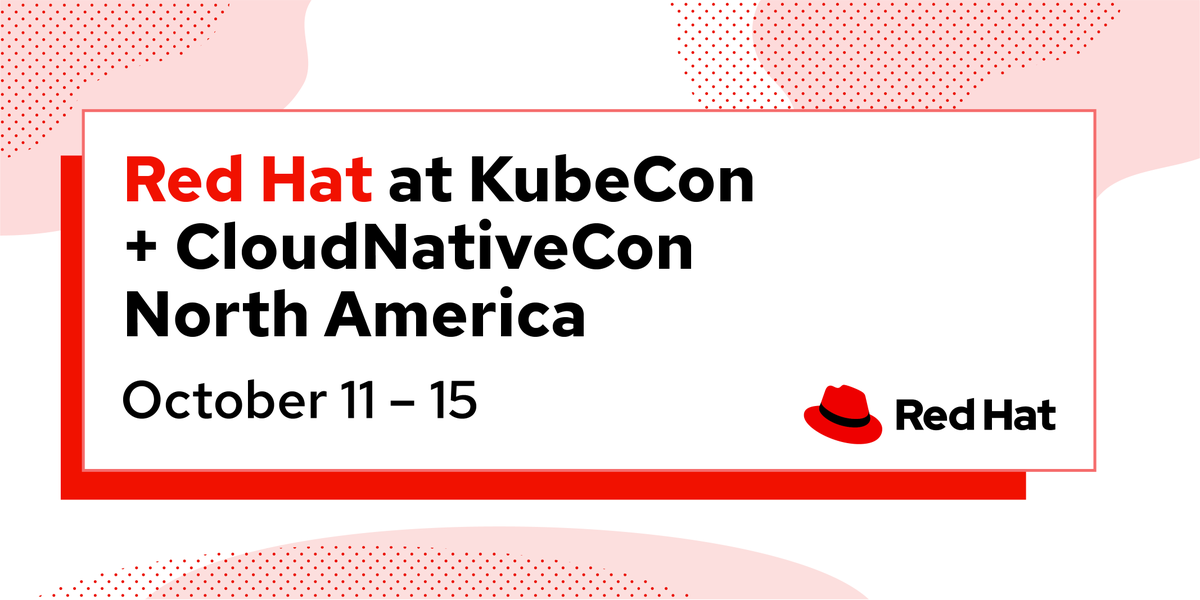 RedHatPartners's tweet photo. Attending #KubeCon + #CloudNativeCon today? Check out some @RedHat Partner Lightning Talks happening today @OpenShiftCommon's Gathering: https://t.co/mecwA7HeJI https://t.co/hatTsAMltQ
