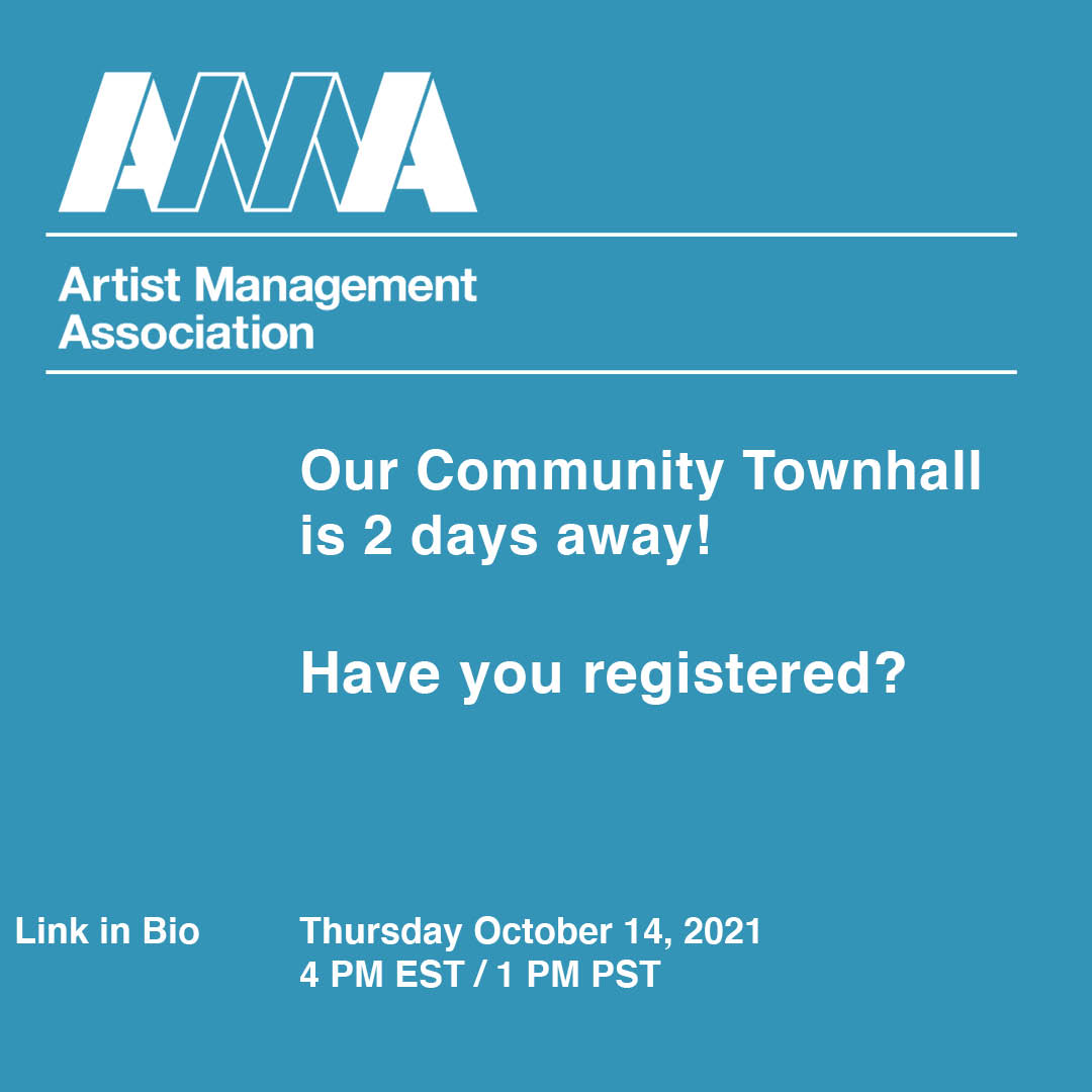 Be sure to register for our upcoming townhall and have your voice heard! 
​#photoproduction #artistmanagement