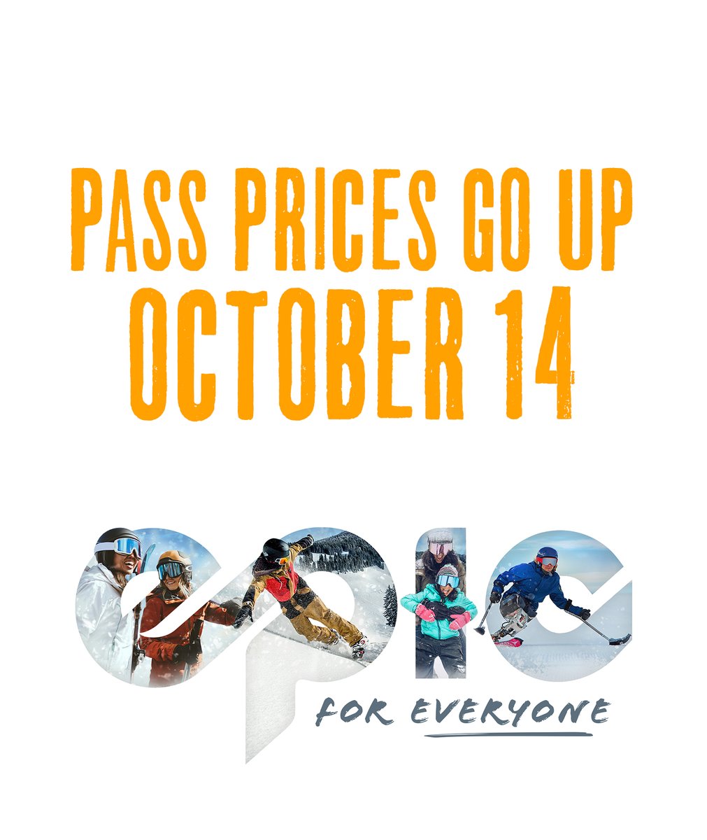 aftonalpsmn's tweet photo. Epic Pass prices are reduced 20%. Ski the groomed terrain of Afton Alps. Pass prices go up October 14. https://t.co/Roq8h4JArf