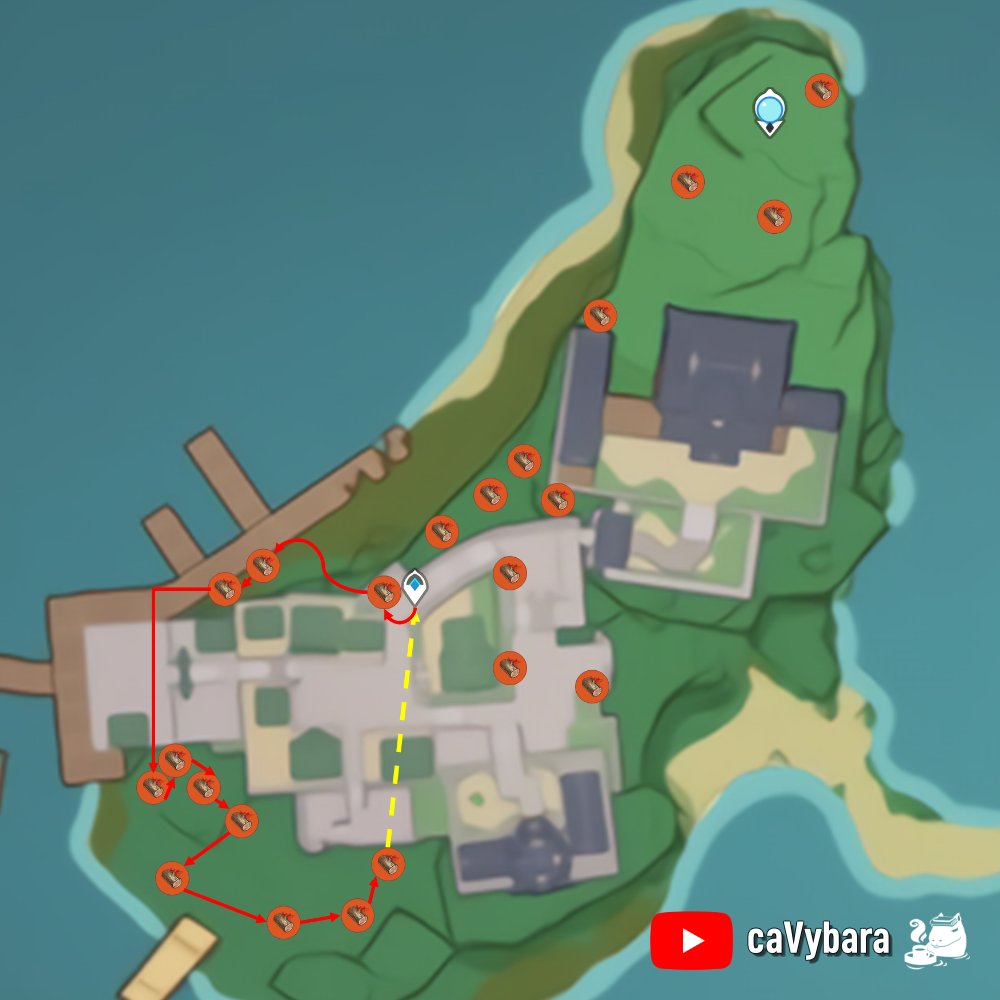 cavybara's tweet photo. There's an update to our Inazuman wood farming routes! 

Maple route now has Ritou version, if you prefer not teleporting, this may be better for you!

Check out the route video as well!
https://t.co/b3GjSfaJwJ

#Inazuma #GenshinImpact #genshintwt https://t.co/yyOXmEzdEH