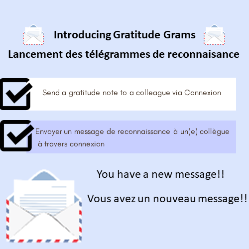 ICcmtgc's tweet photo. Pour poursuivre avec le thème de clôture de la campagne, la reconnaissance, pensez à prendre le temps d'envoyer un télégramme de reconnaissance à un collègue pour lui montrer votre appréciation. #IRCCDonne @hdfcode @FraserValentin4 https://t.co/g1WPyzByK4